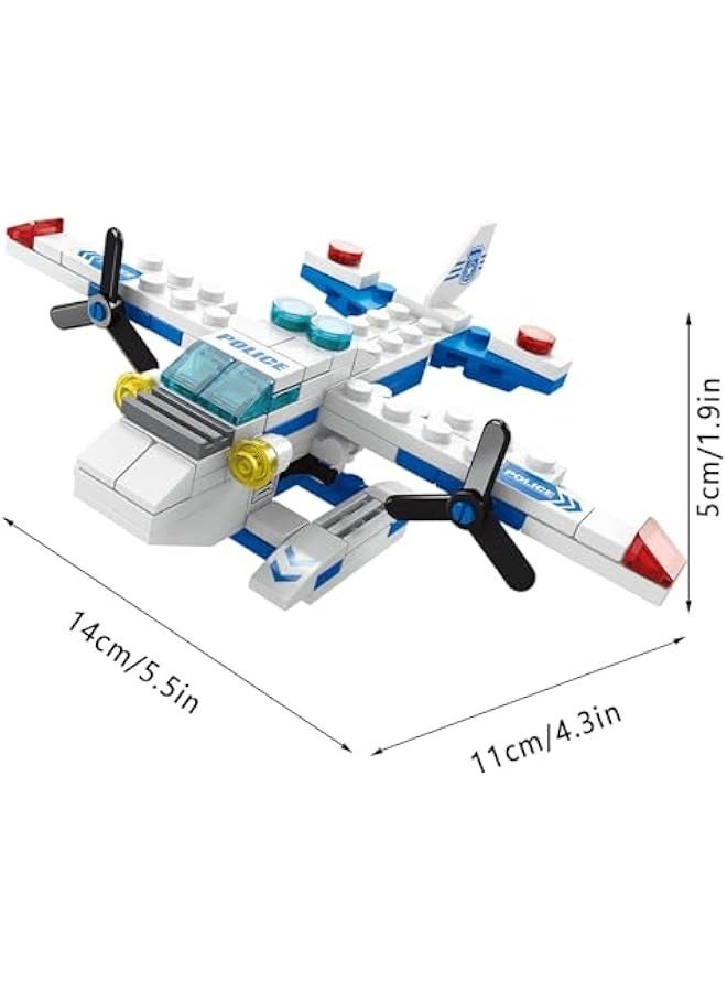 Loquat Urban Rescue Series Building Block Toys,Stacking Skill Training and Creative Thinking Cultivation， Building kit Toys Best Gift for Boys Aged 4-10… (Air Defense and Rescue) - Image 2