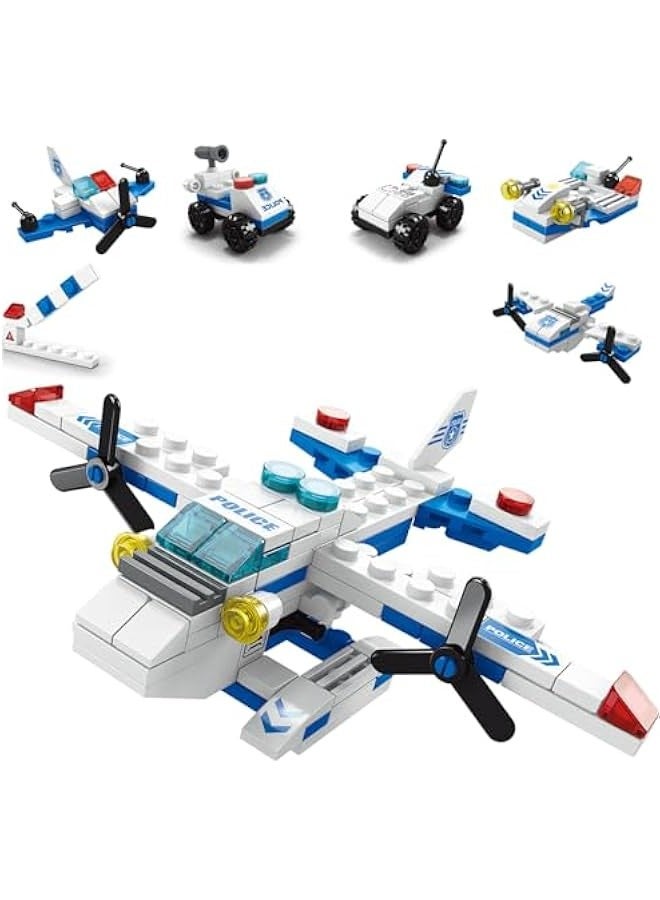 Loquat Urban Rescue Series Building Block Toys,Stacking Skill Training and Creative Thinking Cultivation， Building kit Toys Best Gift for Boys Aged 4-10… (Air Defense and Rescue) - Image 1