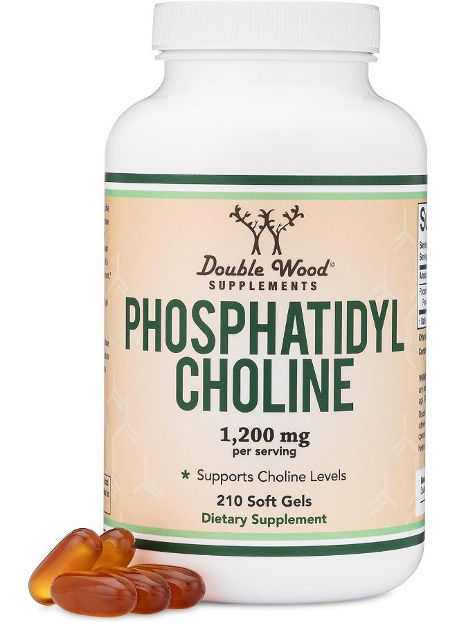 كبسولات هلامية من فوسفاتيديل كولين 210 × 1200 ملجم - Image 1