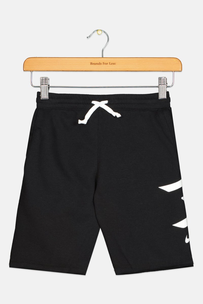 Nike 3Brand by Russell Wilson Kids Boy Brand Logo Outdoor Shorts, Black - Image 1