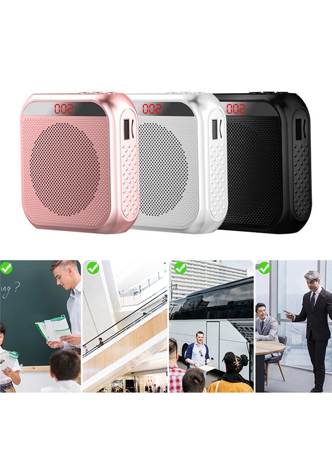 Portable Rechargeable Voice Amplifier with Wired Microphone Headset - Image 4