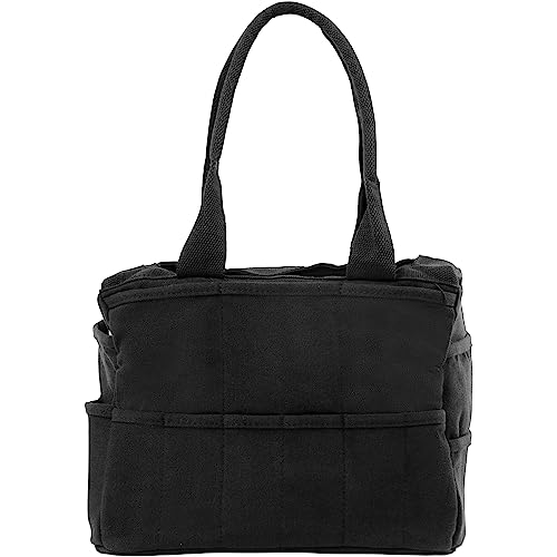 Soolla Studio Bag: Pottery Tool Bag & Craft Storage, Art Supply Organizer, Washable Tote, Knitting Yarn Carrier, Crochet Projects, 30 Pockets, 20+ Canvas Colors, Gift For Artists & Teachers (Blackout) - Image 3