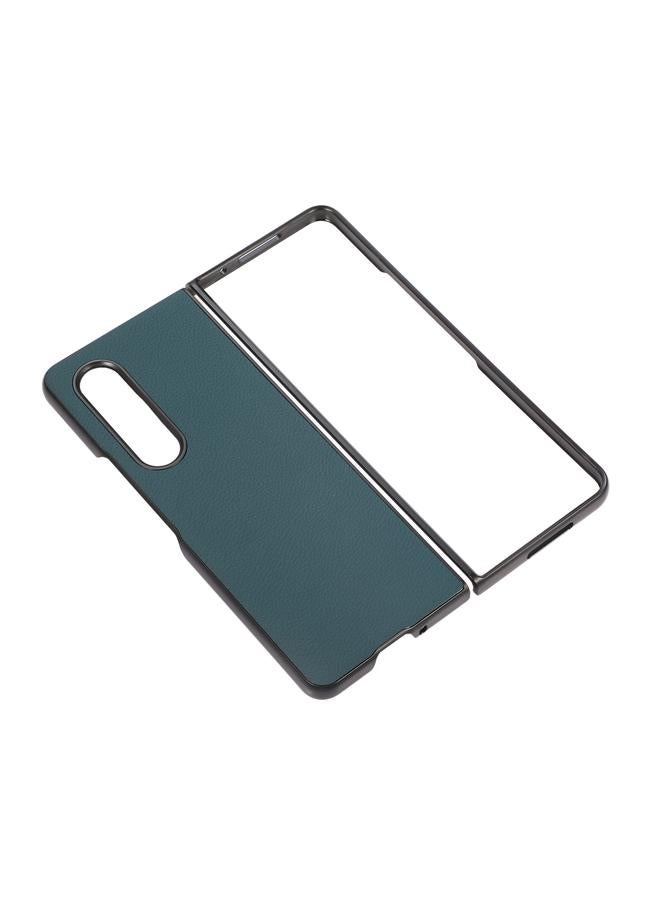 S-TOP Case For Samsung Galaxy Z Fold3 5G Genuine Leather Shockproof Protective Leather Case - Image 2