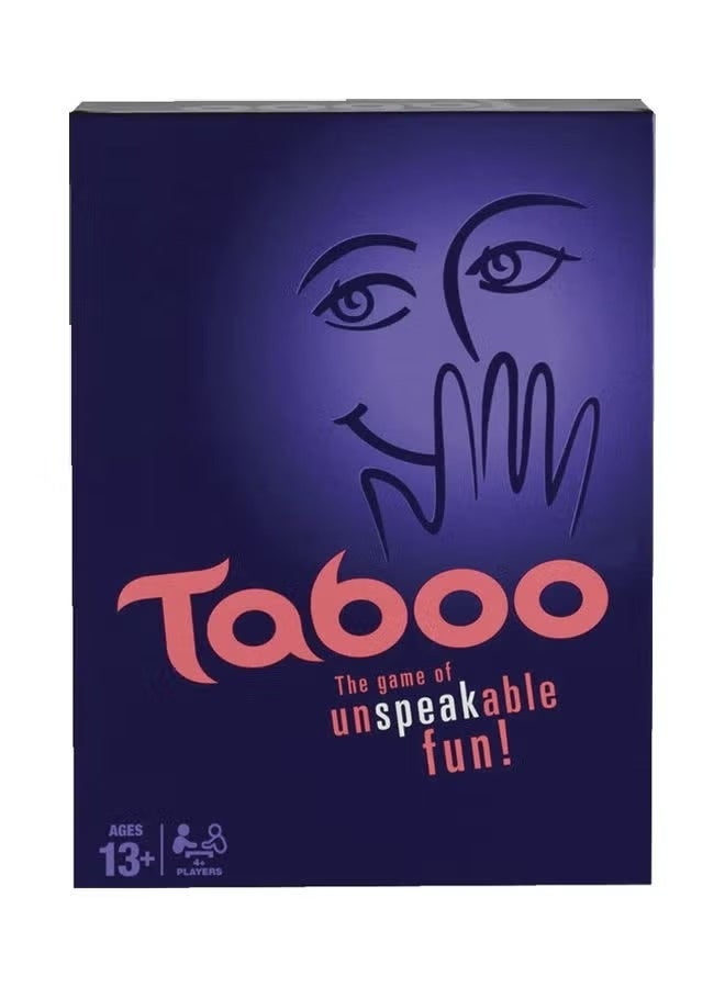Taboo Board Game - Fast-Paced Clue-Giving Guessing Game, 100+ Updated Phrases, Timer & Game-Changer Die, Ages 13+ Family Kids Party Game for 4 Players - Perfect Birthday Christma Gift - Image 1