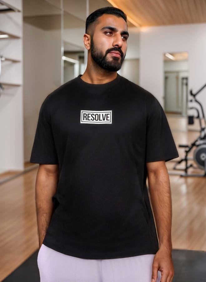 Styli Oversized Slogan Print Detail T-Shirt - Image 5