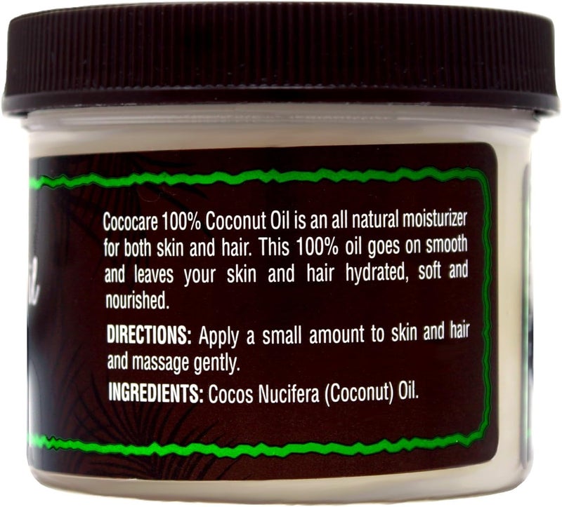 Cococare 100% Pure Coconut Oil - 4 Oz (110g) Jar - Image 3