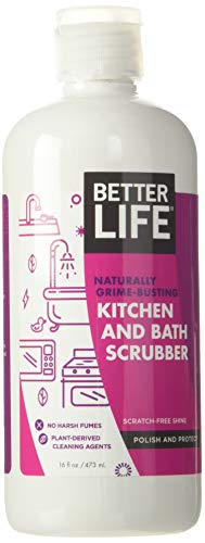 Better Life Sink Cleaner, Stainless Steel Sink Cleaner, Kitchen and Bath Scrubber, Tub and Tile scrubber, 16 Ounce, Pack of 1 - Image 4