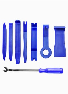 SYOSI Auto Trim Removal Tool Set, for Car Audio Dash Door Panel Installer Pry Tool Window Molding Fastener Remover Tool Kit 8 Pcs  - Image 1