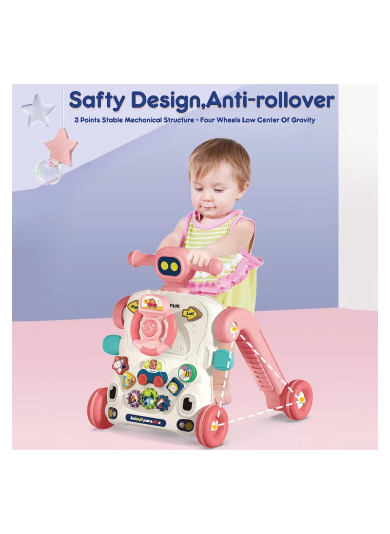 3-In-1 Baby Walker, Learning Table Mode, Game Panel Mode with Musical keyboard - Pink - pzsku/Z071C99E4347EAD355038Z/45/_/1699614829/1518cfc2-6bd8-46bc-a607-31bd64e61546