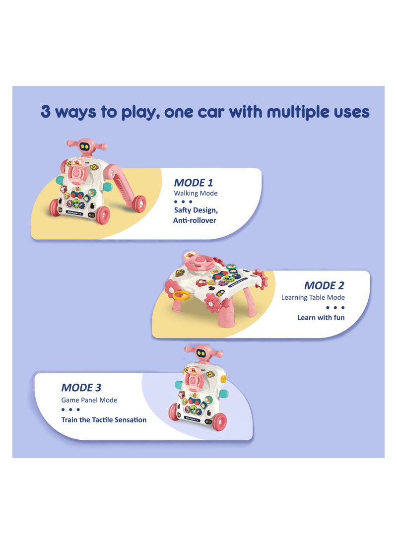 3-In-1 Baby Walker, Learning Table Mode, Game Panel Mode with Musical keyboard - Pink - pzsku/Z071C99E4347EAD355038Z/45/_/1699614833/41476ba2-6cd5-4424-9ac0-747de5a9704f