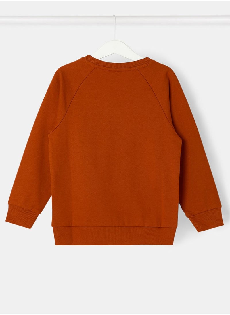 NAME IT - Kids Tigers Round Neck Sweatshirt - Image 1
