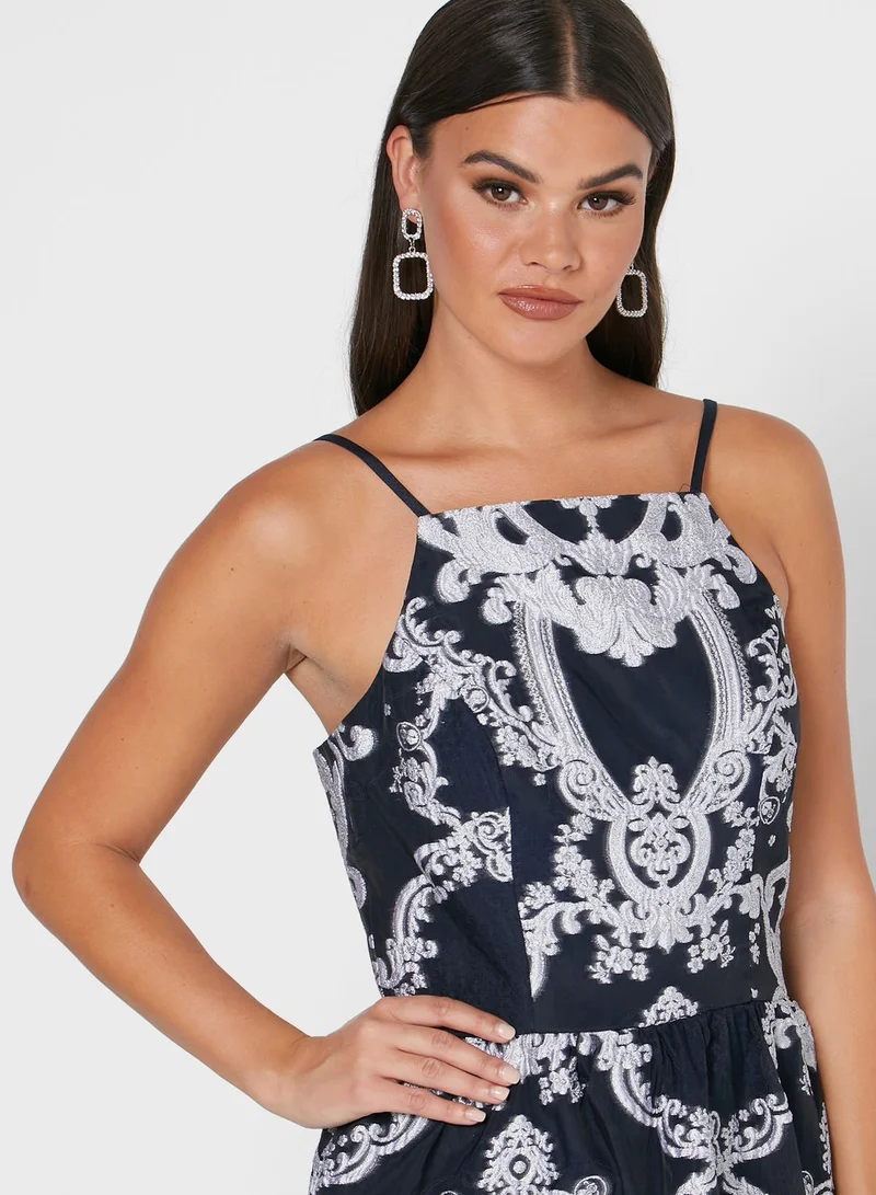 Chi-Chi London Belle Lace Detail Shift Dress