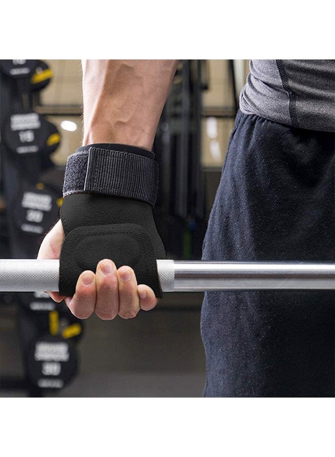 Generic Wrist Straps for Weightlifting for Maximum Grip Support - Lifting Deadlift Strap & Weight Lifting Grips Gloves for Working Out Pull Up Deadlifting & Shrugs (2 Pack)  - Image 3