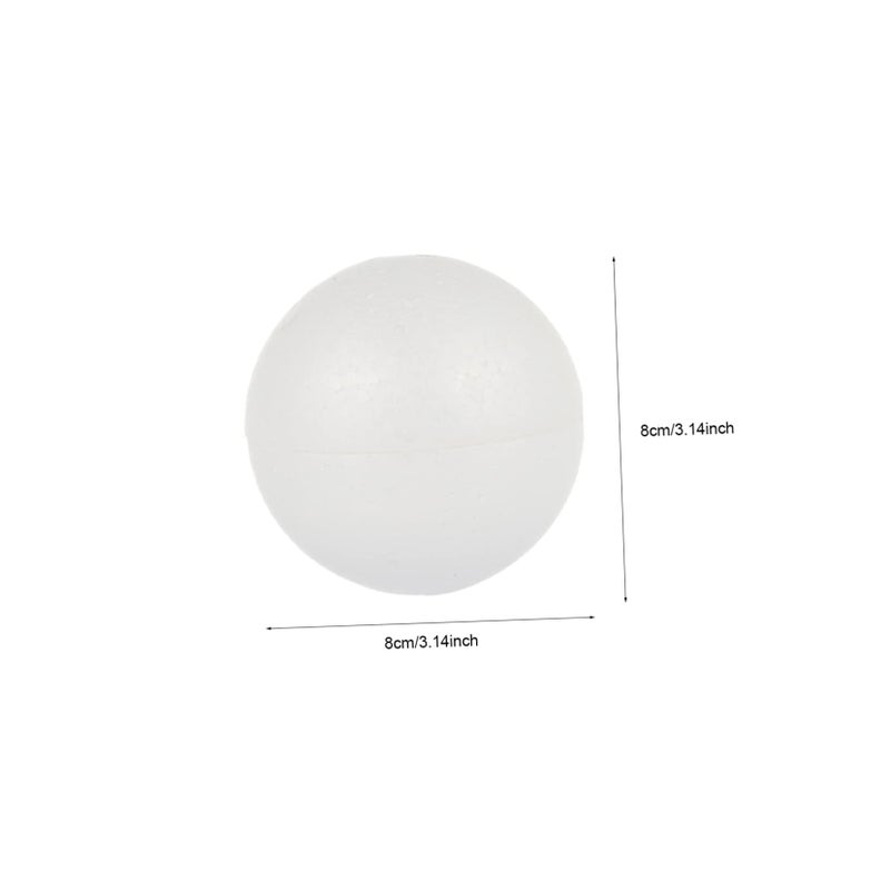 Hand Paintable DIY Foam Ball Models 10 Pieces For Party Decorations - Image 3
