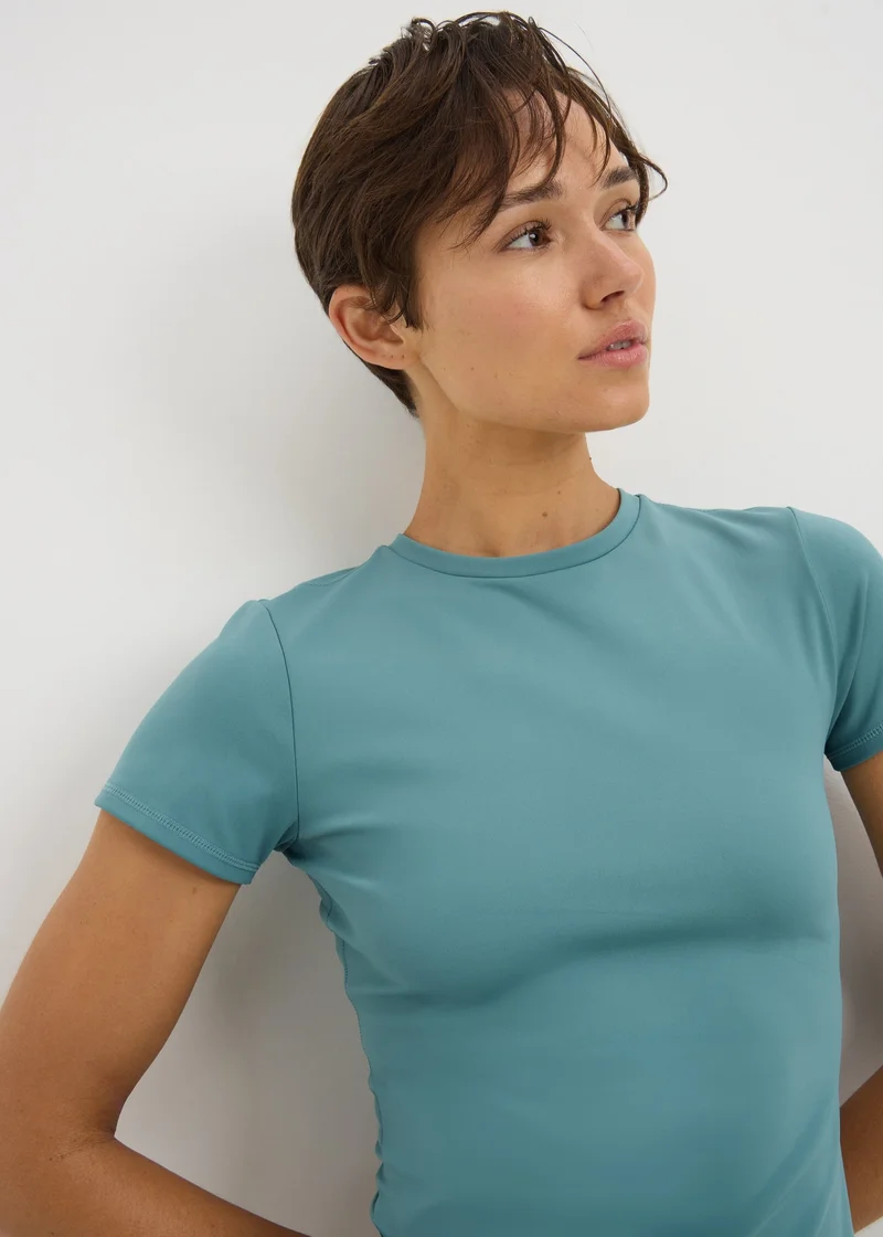 Matalan Souluxe Blue Fitted Top