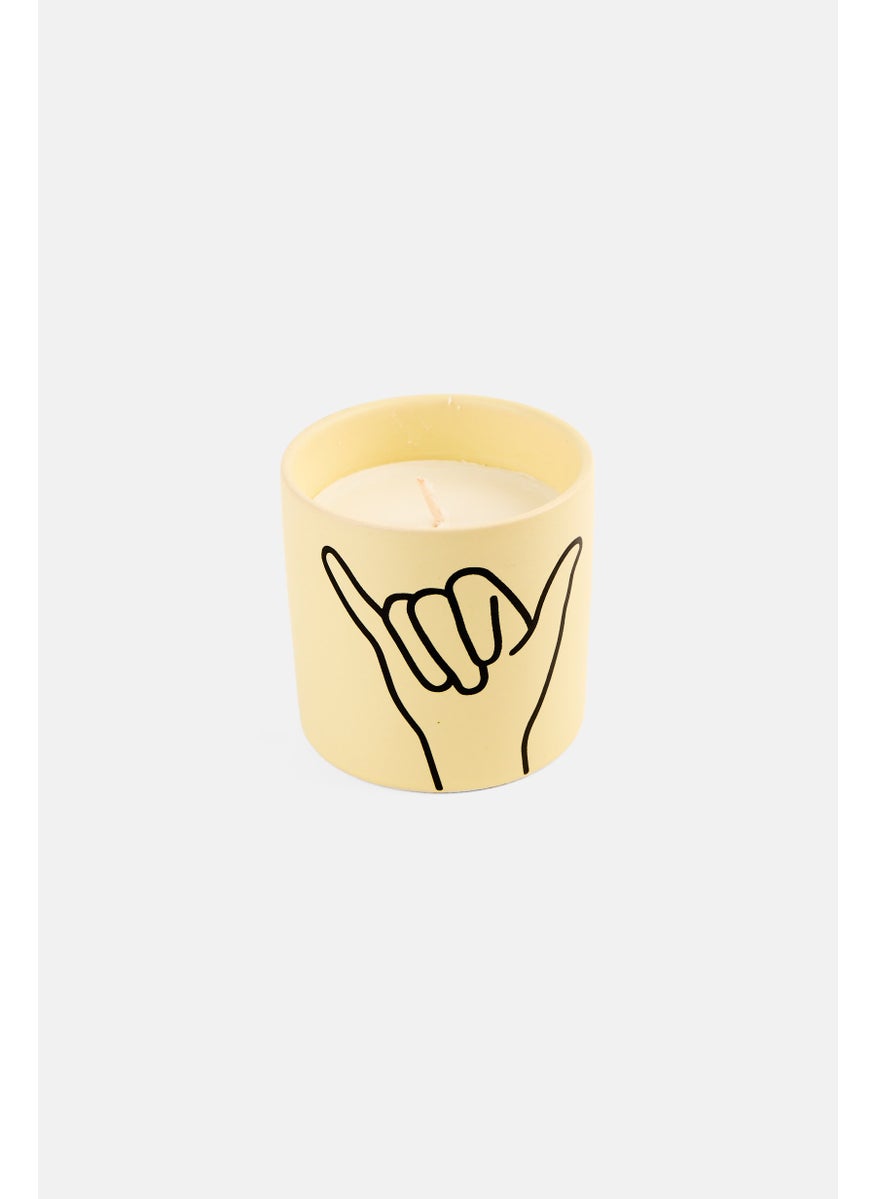 Paddywax Ocean Rose And Bay Hang Loose Candle, Beige  - Image 2