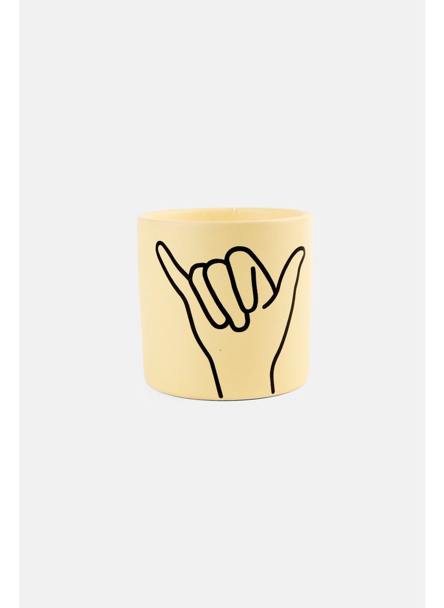 Paddywax Ocean Rose And Bay Hang Loose Candle, Beige  - Image 1