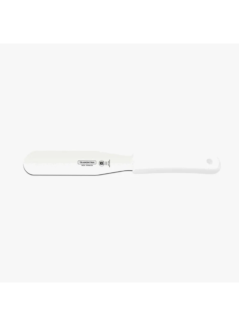 ترامونتينا Tramontina Professional 6 Inches Bakers Spatula with Stainless Steel Blade and White Polypropylene Handle