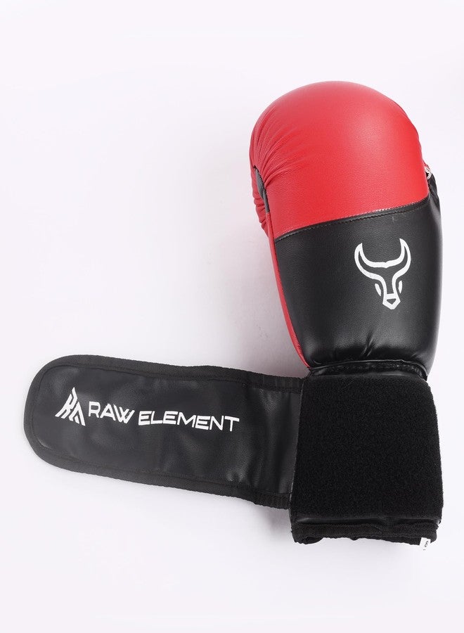 RAW ELEMENT Training & Sparring Gloves | Boxing, MMA, Muay Thai | Thumb Support, Wrist Wrap & Grip Bar | Unisex | Durable & Padded - Image 5