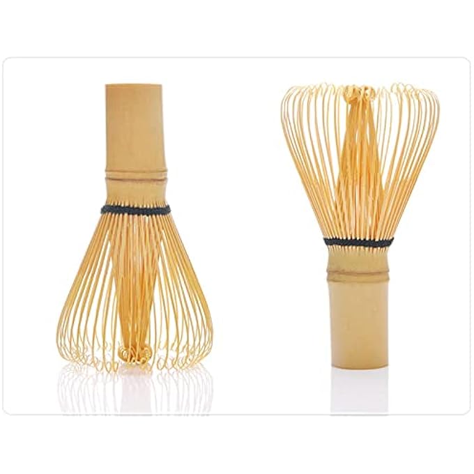ZENRC Handcrafted Golden Bamboo Matcha Whisk Traditional Japanese Chasen Matcha Stirrer Bamboo Whisk Made From Durable And Sustainable Organic Bamboo - Image 3