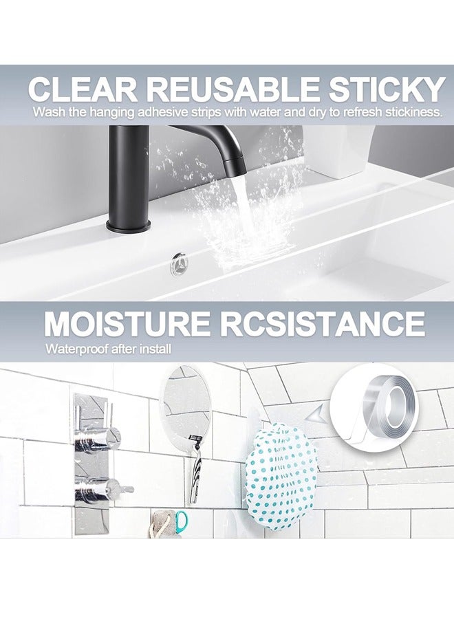 Nano Double Sided Tape Heavy Duty, 9.85FT Multipurpose Strong Mounting Tape, Extra Large Nano Double Sided Adhesive Mounting Tape,Clear  Tough Sticky Poster Wall Tape,Multipurpose Tape Picture Hangi - Image 4