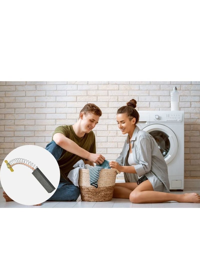 Carbon Brush Motor, 2 Pcs Laminated Brushes, Replacement Electric Motor Power Tool Part, Compatible with Bosch Siemens Washer 00154740/154740 Series 36 x 12 5 mm  - Image 3