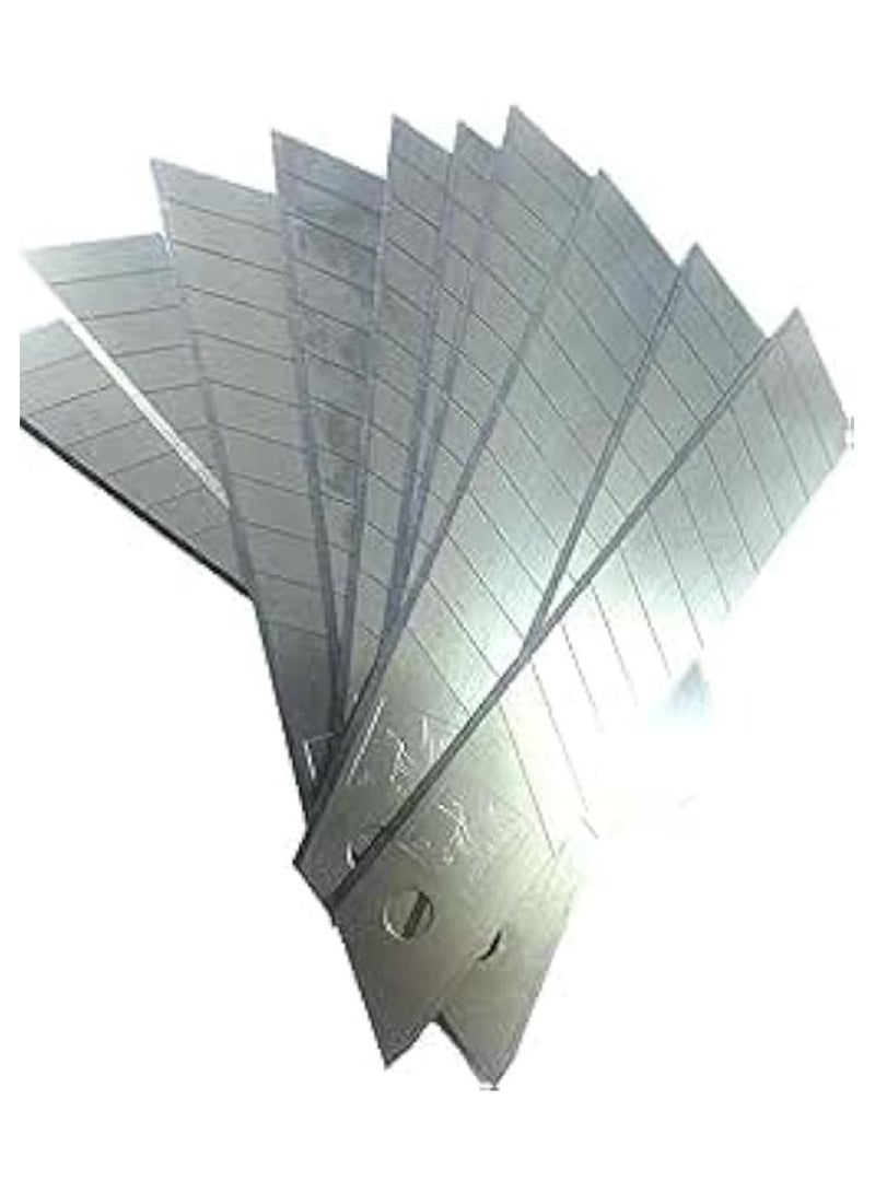 Pack of 10 stainless steel cutting blades - sharp metal scalpel  - Image 1