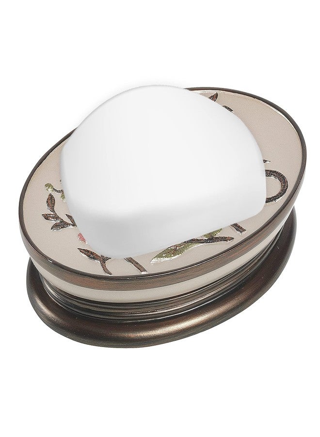 Popular Bath Soap Dish, Larrisa Collection, Rose Design - Image 5