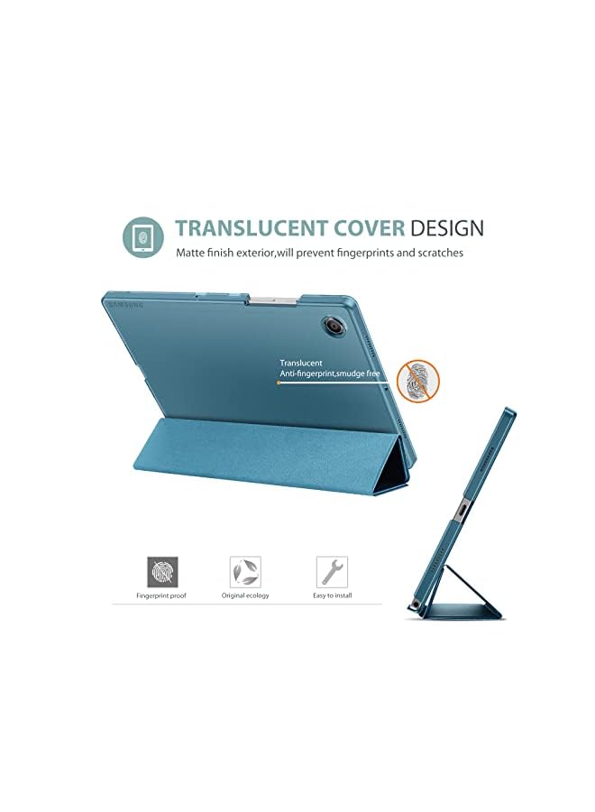 Procases For Galaxy Tab A8 10.5 Case, Slim Stand Hard Back Shell Protective Smart Cover Case For Galaxy Tab A8 10.5 Inch 2022 Sm-X200 X205 X207 -Teal - Image 4