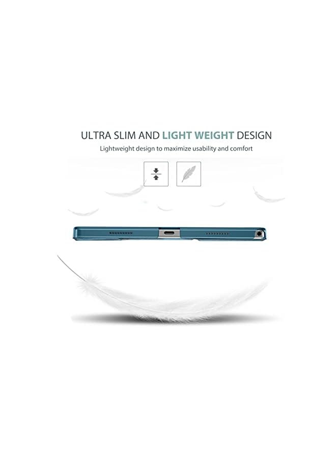 Procases For Galaxy Tab A8 10.5 Case, Slim Stand Hard Back Shell Protective Smart Cover Case For Galaxy Tab A8 10.5 Inch 2022 Sm-X200 X205 X207 -Teal - Image 5