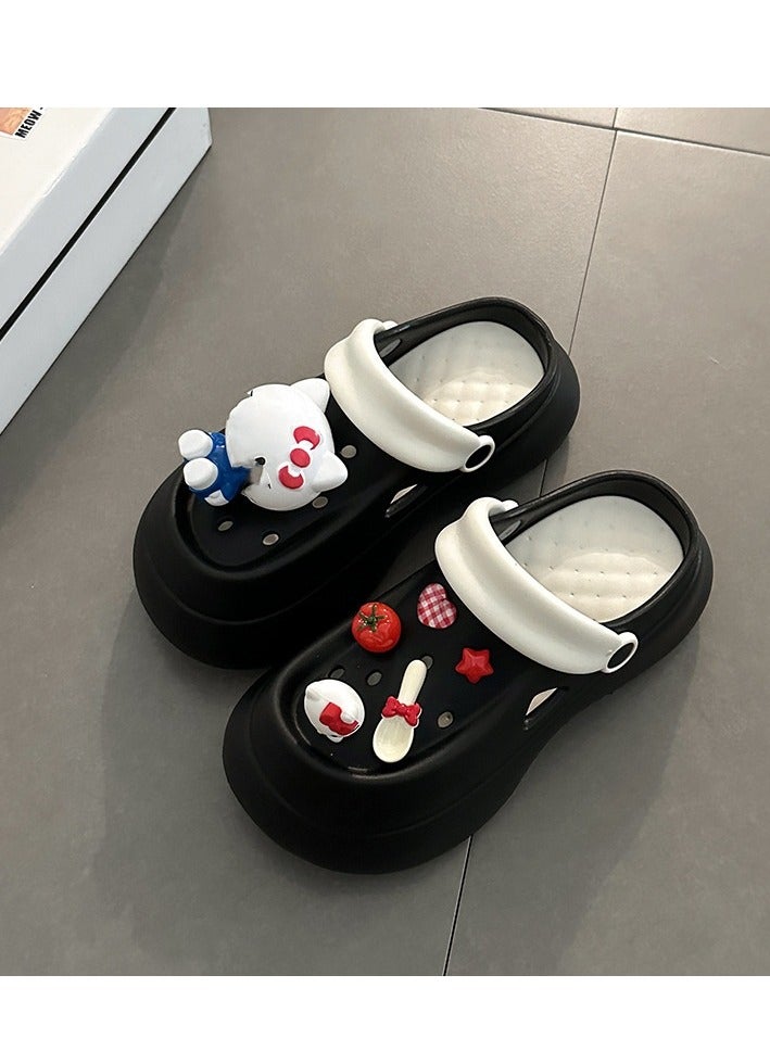Cute Cartoon Fashionable Versatile Baotou Slippers  - Image 1