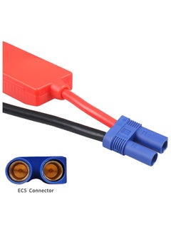 TLAXCA Jump Starter Cable with Battery Clamps - 12V Replacement Alligator Clips to EC5 Connector Car Jumper Cable for Emergency Portable Car Jump Start Battery Booster Cable 10AWG Wire  - Image 4