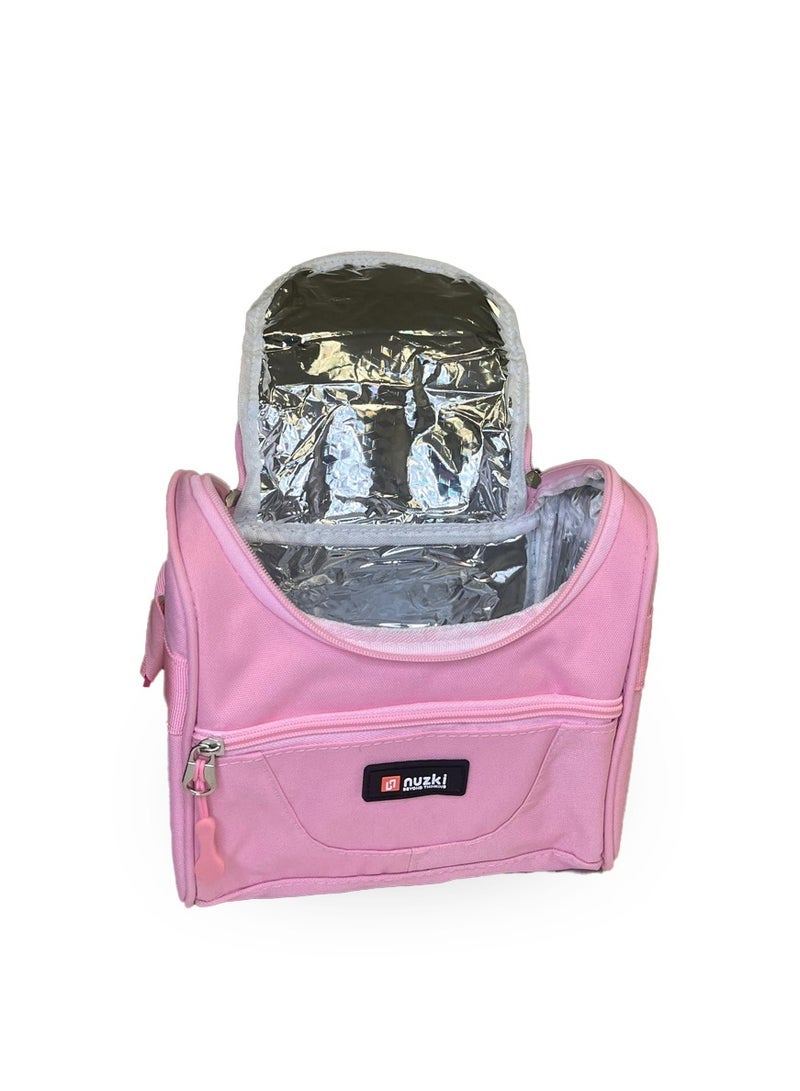 Nuzki Kids Insulated Lunch bag,Cooler Bag Travel Lunch Tote Bags With Adjustable Strap For School Children Student. - Image 4