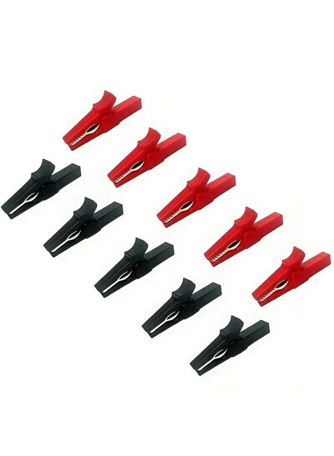 5 أزواج من ملاقط التمساح المعزولة بالكامل 30 أمبير مع اختبار السلامة ومقابس الموز 4 مم - Image 2