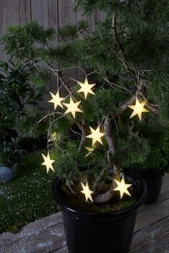 Tchibo LED Fairy Light 10 Stars Battery Pack, White  - Image 1