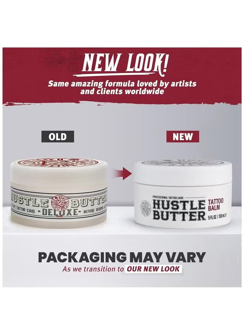 hustle butter deluxe Tattoo Aftercare 5oz Tattoo Balm, Heals + Protects New Tattoos and Rejuvenates Older Tattoos - 100% Vegan Cream No-Petroleum - Image 2