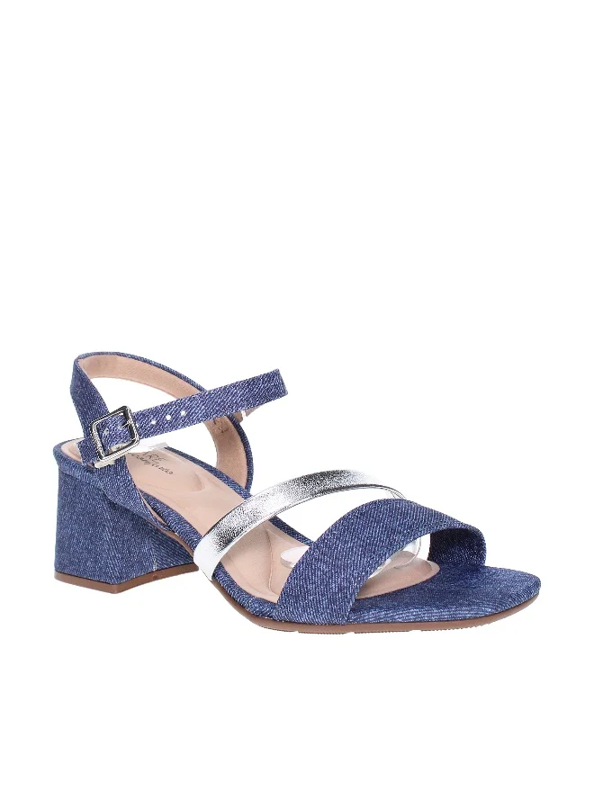 MODARE Mid Heels Sandals for Women – Sling Back Heel Sandals for Girls with Ankle Strap