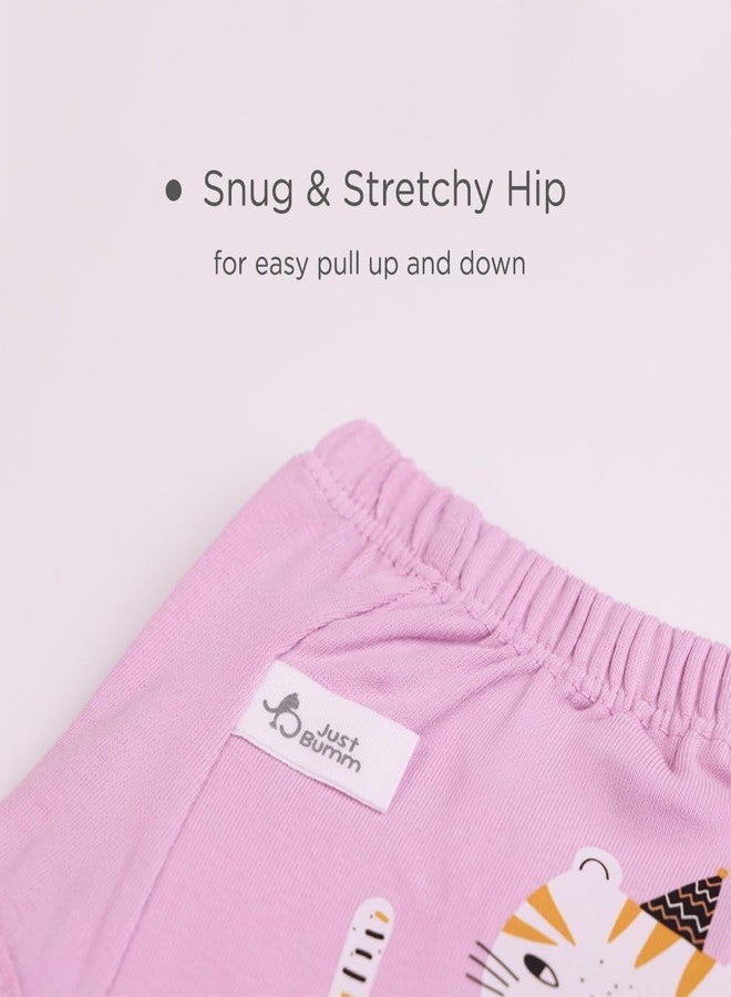 Just Bumm Potty Pants for Toddlers, Pull-up Padded Underwear with 4 layers of Organic Cotton Padding & Cotton Inner, Ideal for Potty Training 2-3 Year Babies (Regal Whisker) - Image 4