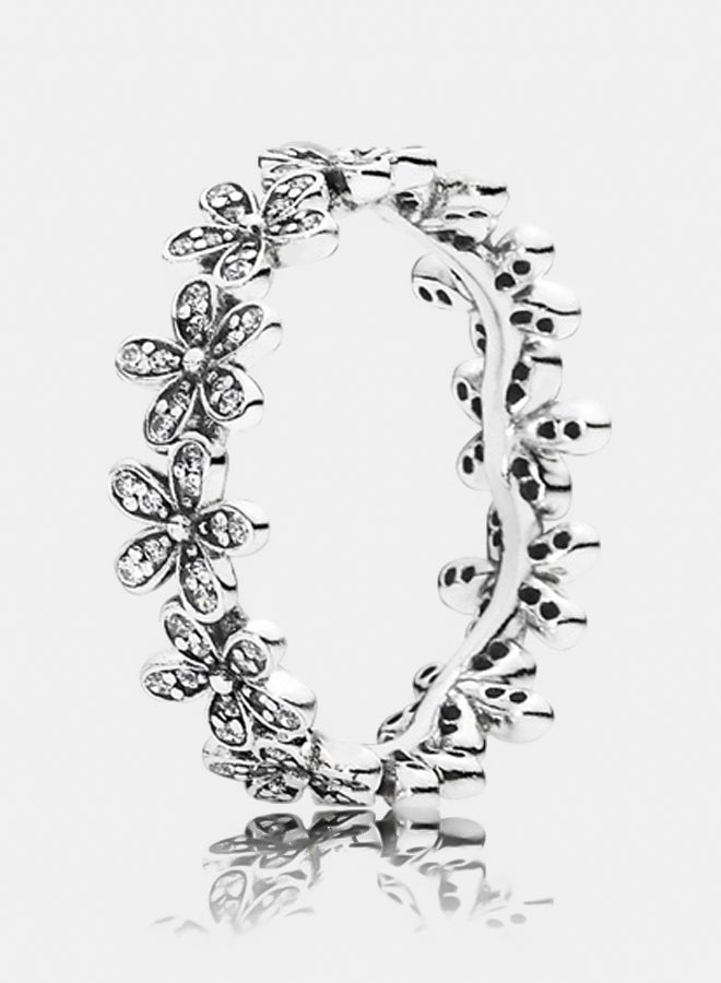 PANDORA Daisy Silver Ring with Cubic Zirconia
