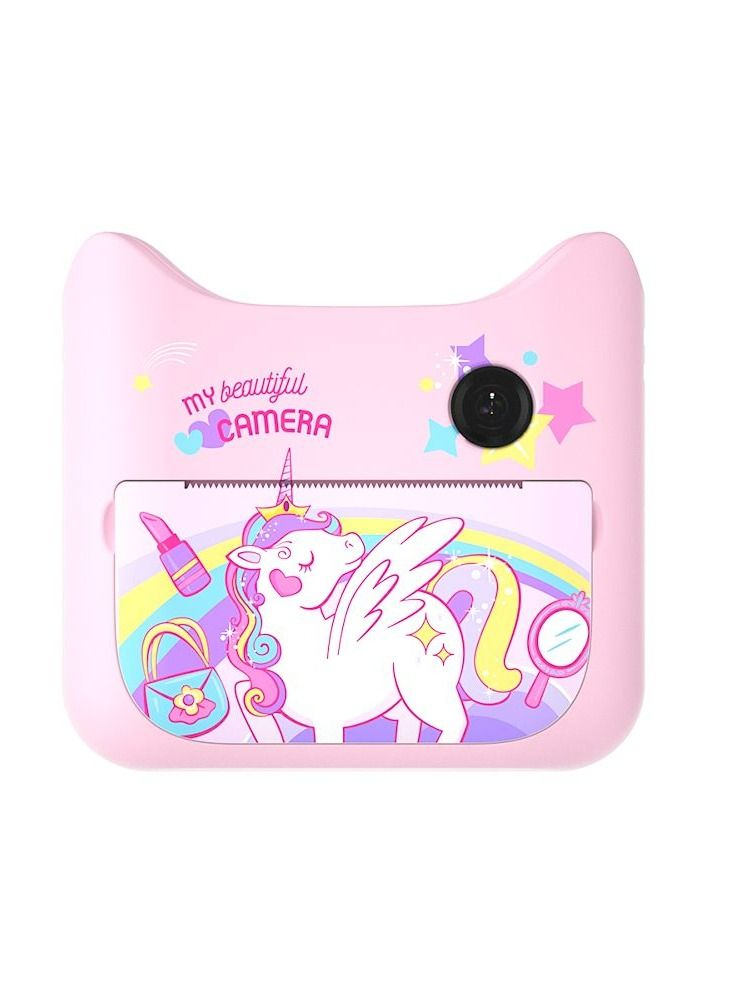 GULFLINK Kids Toy Print Camera for Child Boys Girls Pink - Image 1