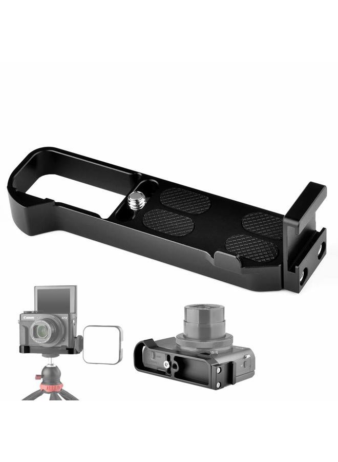 Easy Hood Camera Extension Base Plate for Canon G7X Mark III and Mark II, Easy Hood Video Shooting Vlogging Accessories Microphone Light Bracket with Cold Shoe Mount - Image 1
