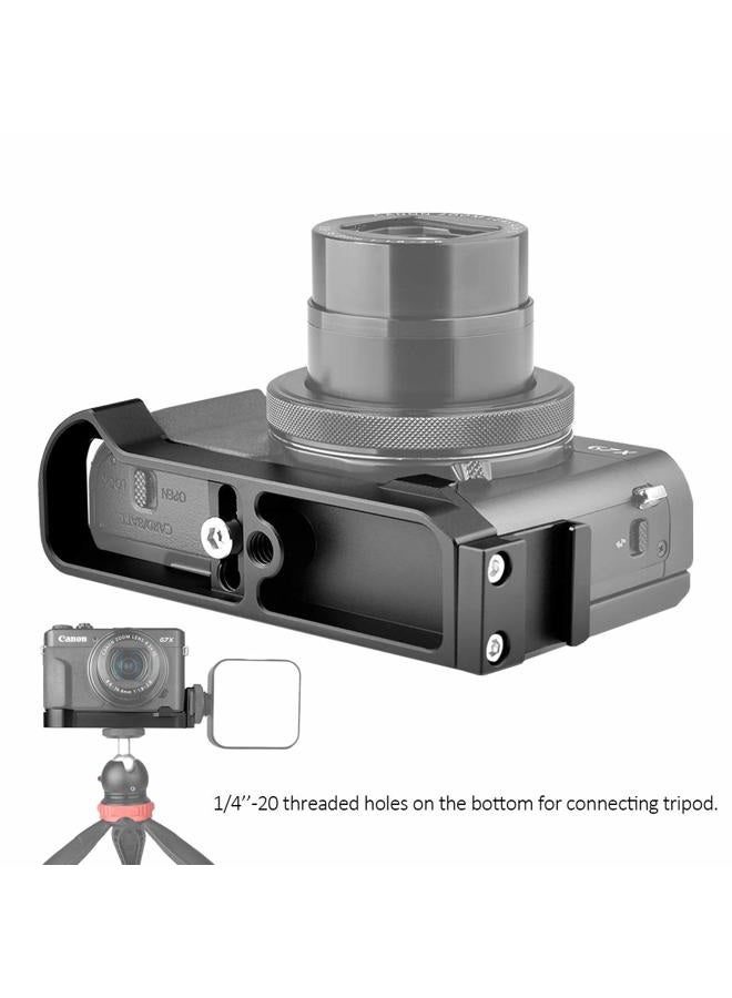 Easy Hood Camera Extension Base Plate for Canon G7X Mark III and Mark II, Easy Hood Video Shooting Vlogging Accessories Microphone Light Bracket with Cold Shoe Mount - Image 2