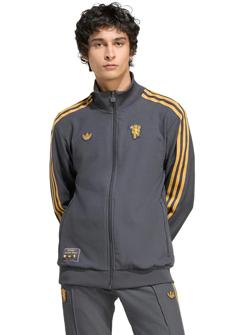 Adidas Adidas Mufc Icon Tt Black Tracksuit Jacket Track Tops For Men