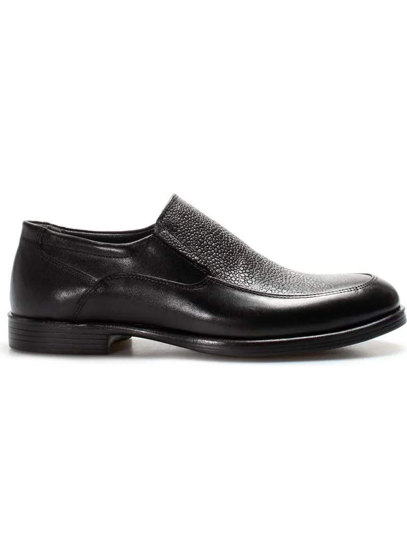 Fast Step Genuine Leather Black Men's Classic Shoes 701ga067-6