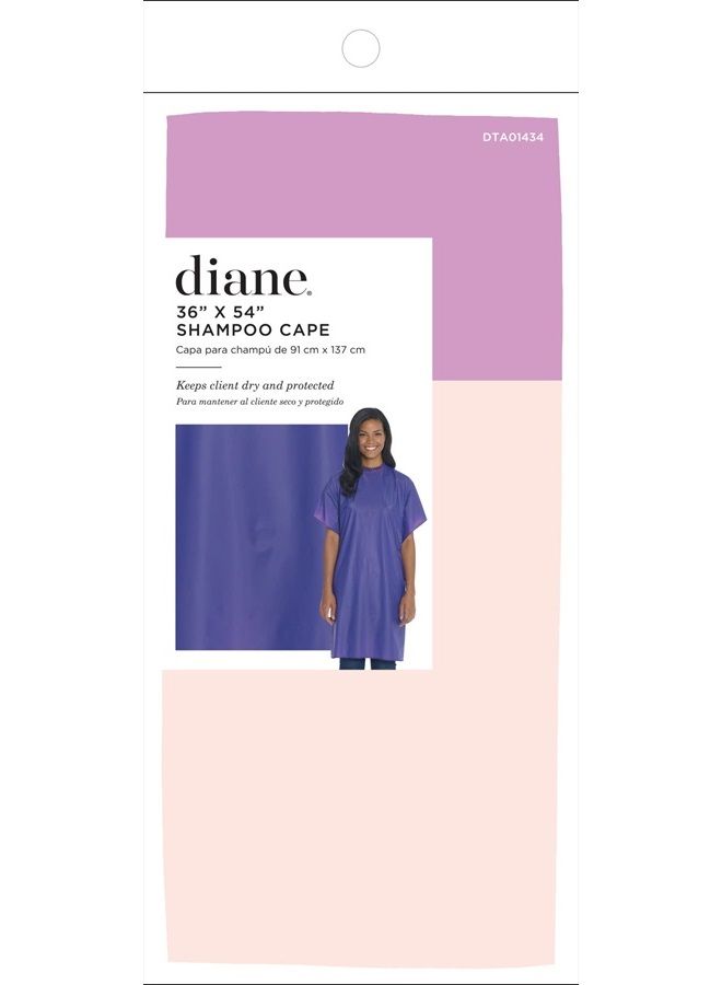 Diane DTA01434 Purple Shampoo Cape