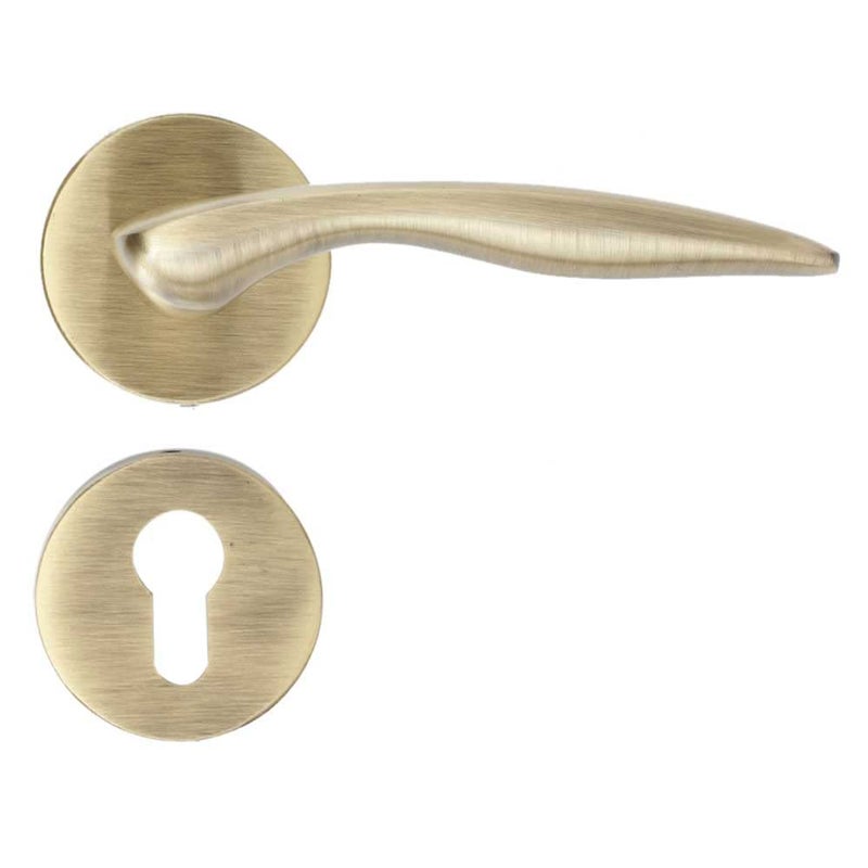 Indian-Shelf IndianShelf Modern Door Handle Brass Drawer Pull Handles Antique Gold Window Pulls 1 Piece 15 cm  - Image 1