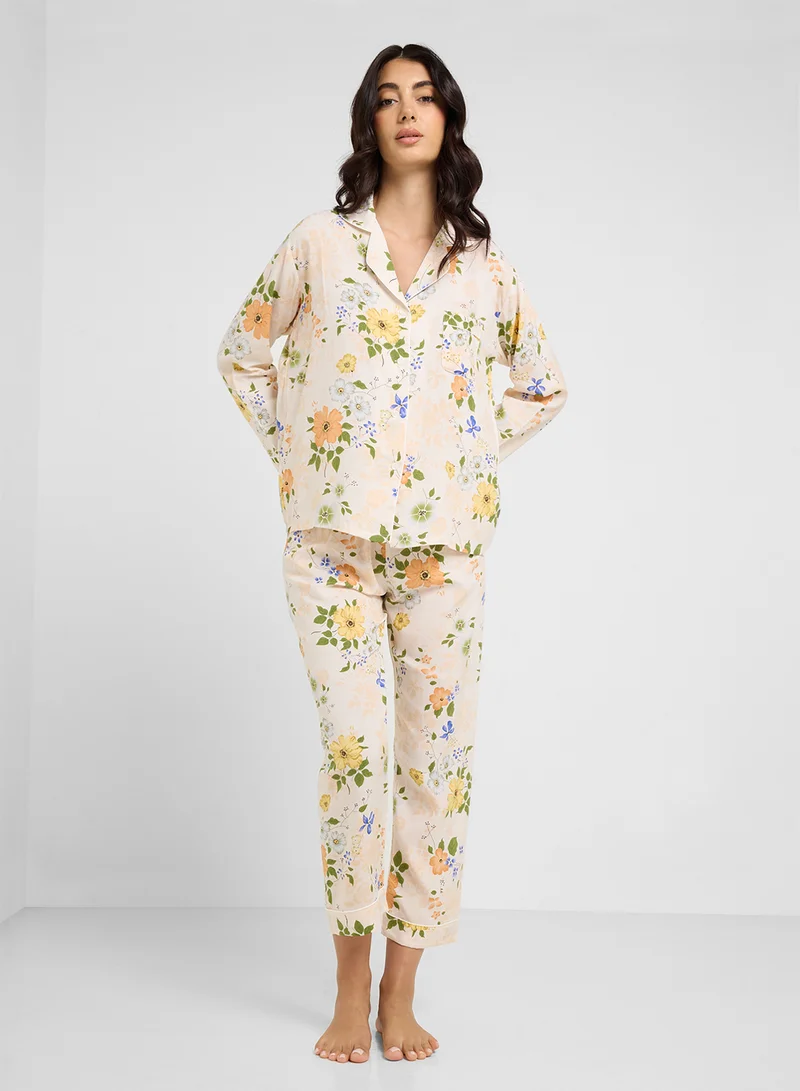 ELLA Floral Print Pyjama Set
