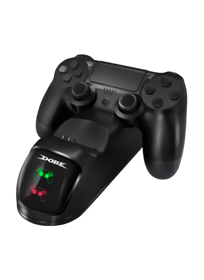 Dobe Dual Charging Dock for PS4 Wireless Controllers – Fast Charging Station with LED Indicator Lights – Compact, Durable & Easy-to-Use for Seamless Gaming