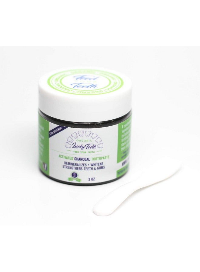Lucky Teeth Charcoal Toothpaste Xtra Whitening Toothpaste By Lucky Teeth All Natural Organic Remineralizing And Fortifying  - Image 2