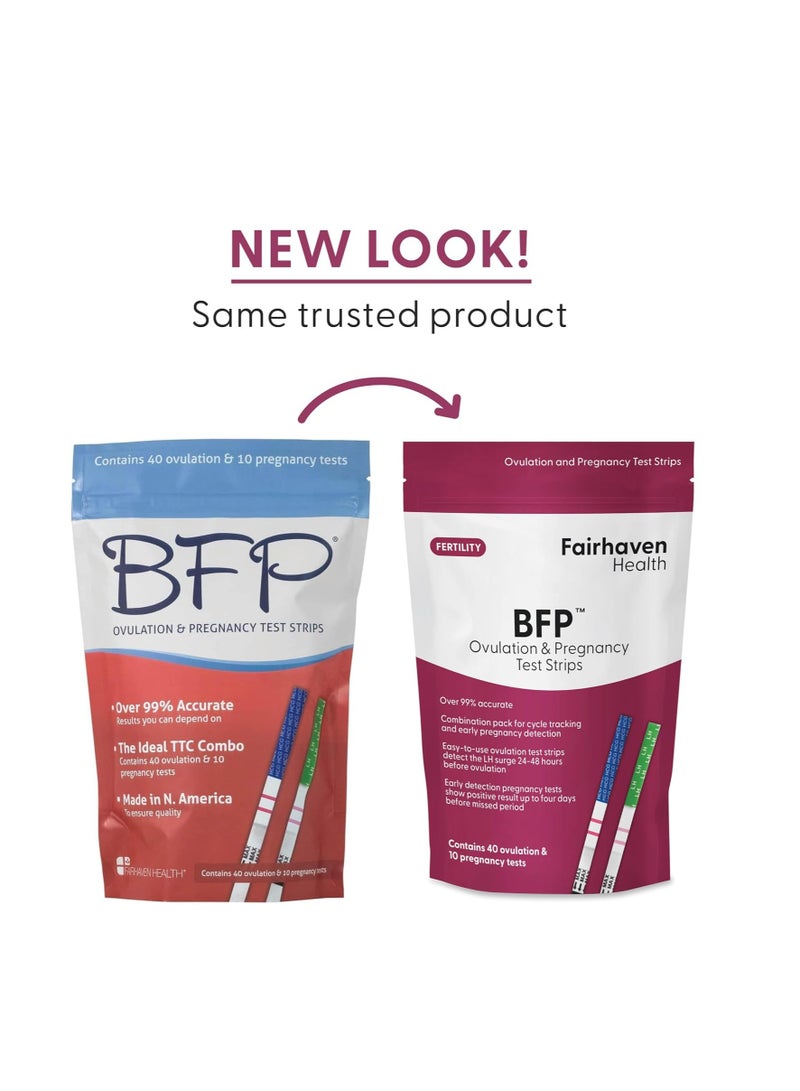 fairhaven health Bfp Ovulation And Pregnancy Test Strips Contains 40 Ovulation And 10 Pregnancy Tests - Image 3